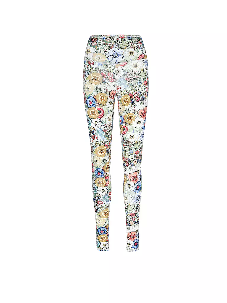 MANDALA Damen Yoga Tight Printed Hellblau